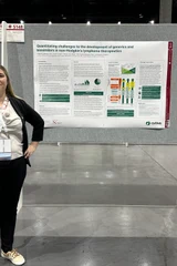 Angela Johnson at the ASH poster presentation, December 2023